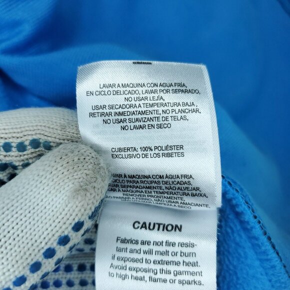 Columbia Fuller Ridge Fleece Jacket Unisex Boys Large 14/16 Aqua Blue Full Zip - Picture 11 of 13